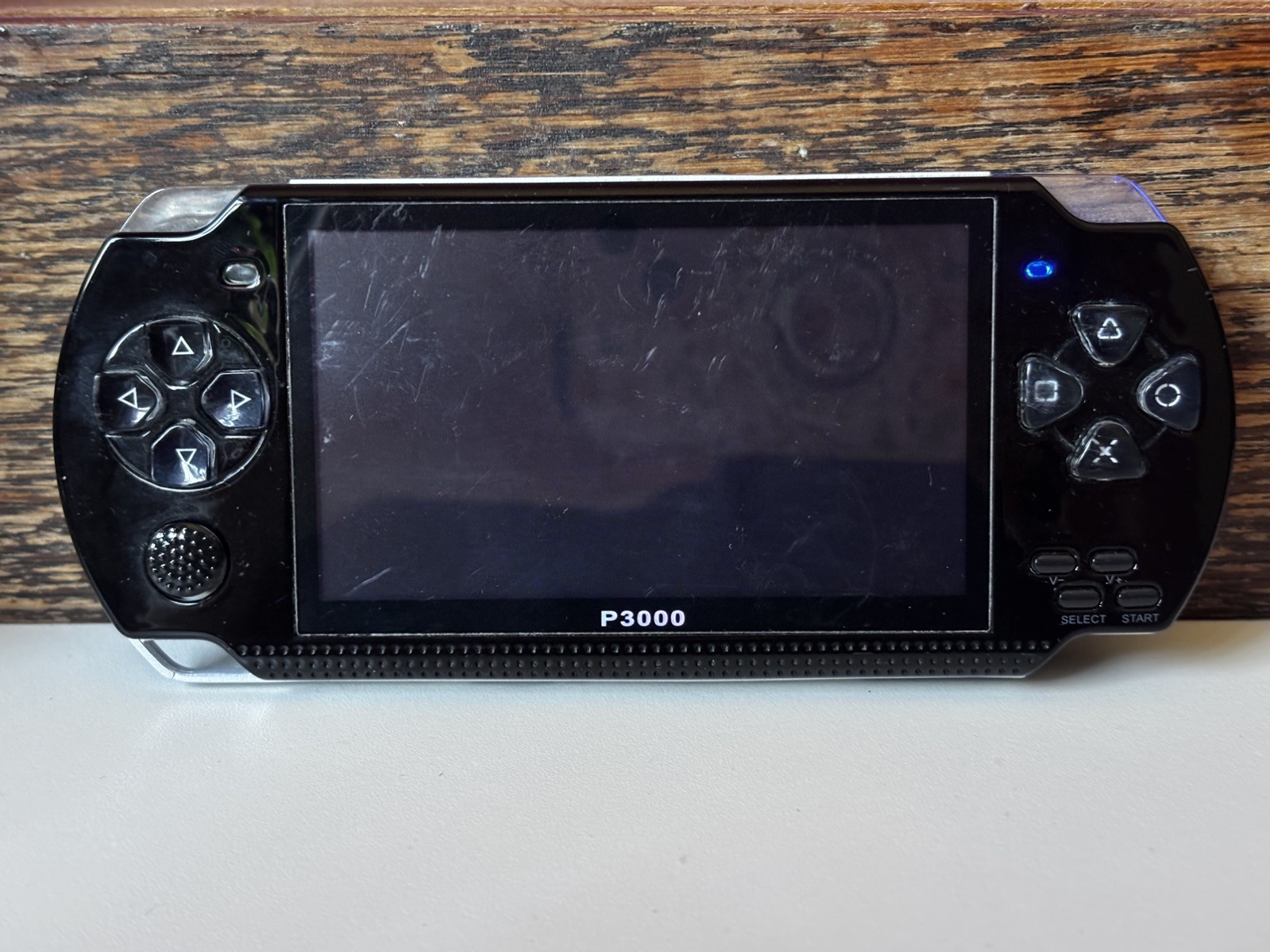 P3000 Handheld Game Console Black Platform Retro Gaming UNTESTED