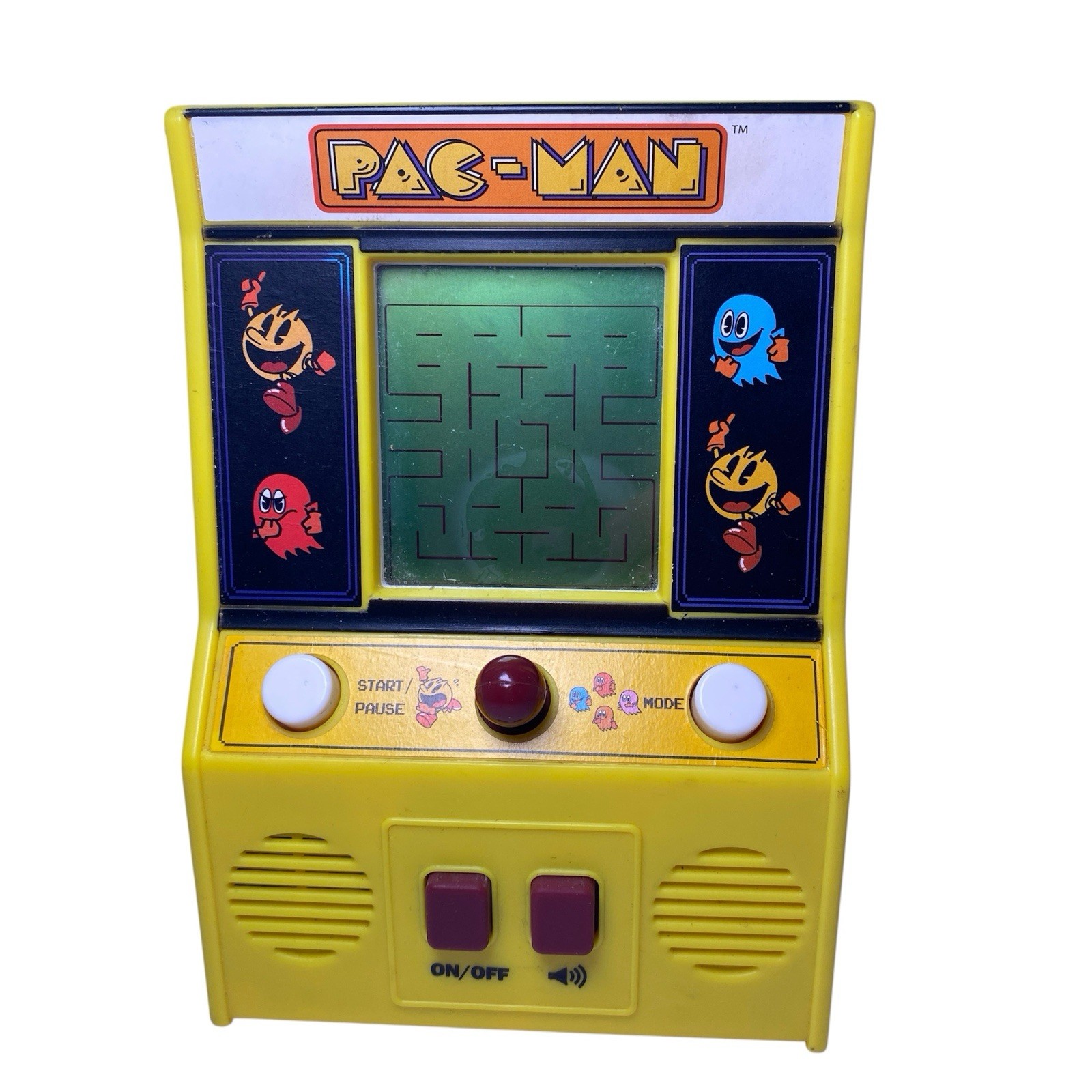 Used Bandai Pac-Man Arcade Classics Mini Handheld Game Tested Working