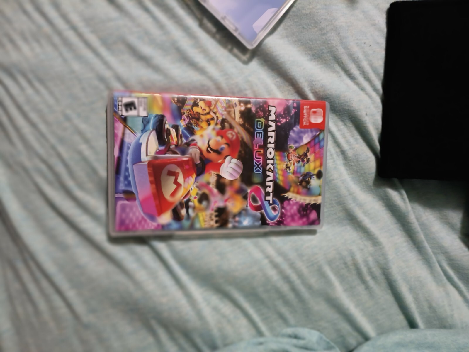 Nintendo Switch. Blue and red controller.