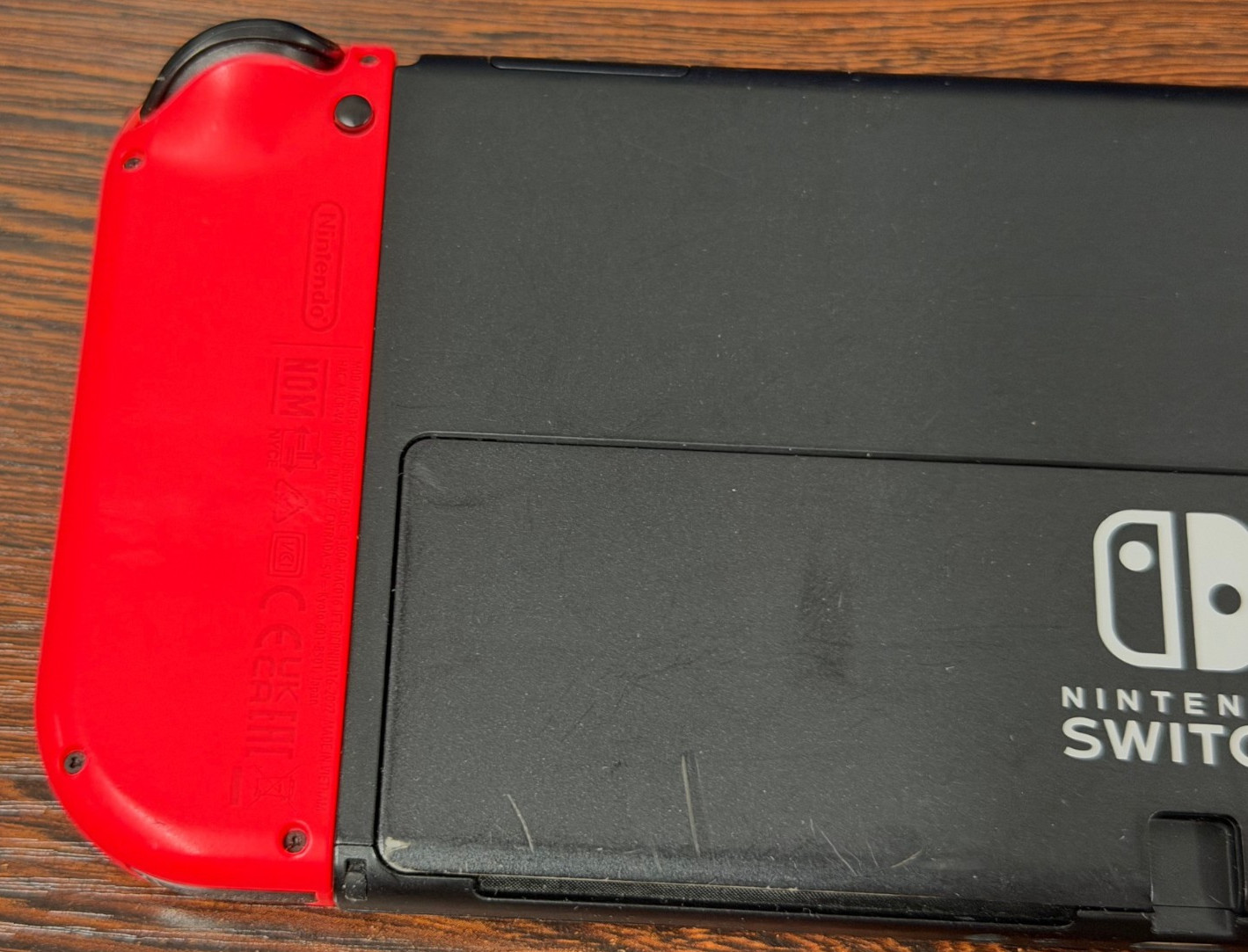 Nintendo Switch OLED Model Handheld Console – 64GB – Neon Red Blue – Good Used
