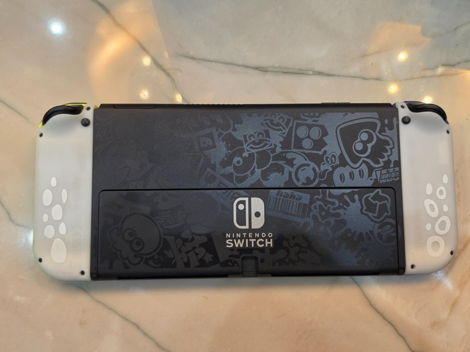 Nintendo Switch OLED Splatoon 3 Edition Console, 128GB SD, Hori Split, Case+More