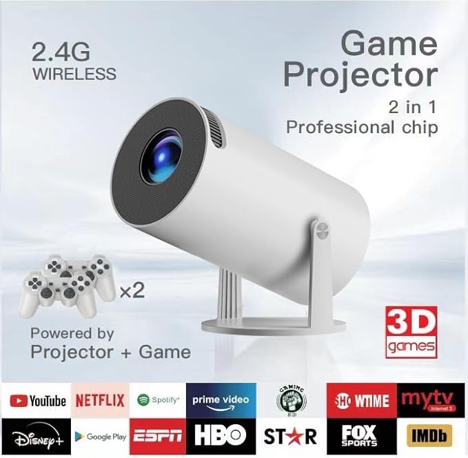 X10 Plus Retro Game Console with Projector