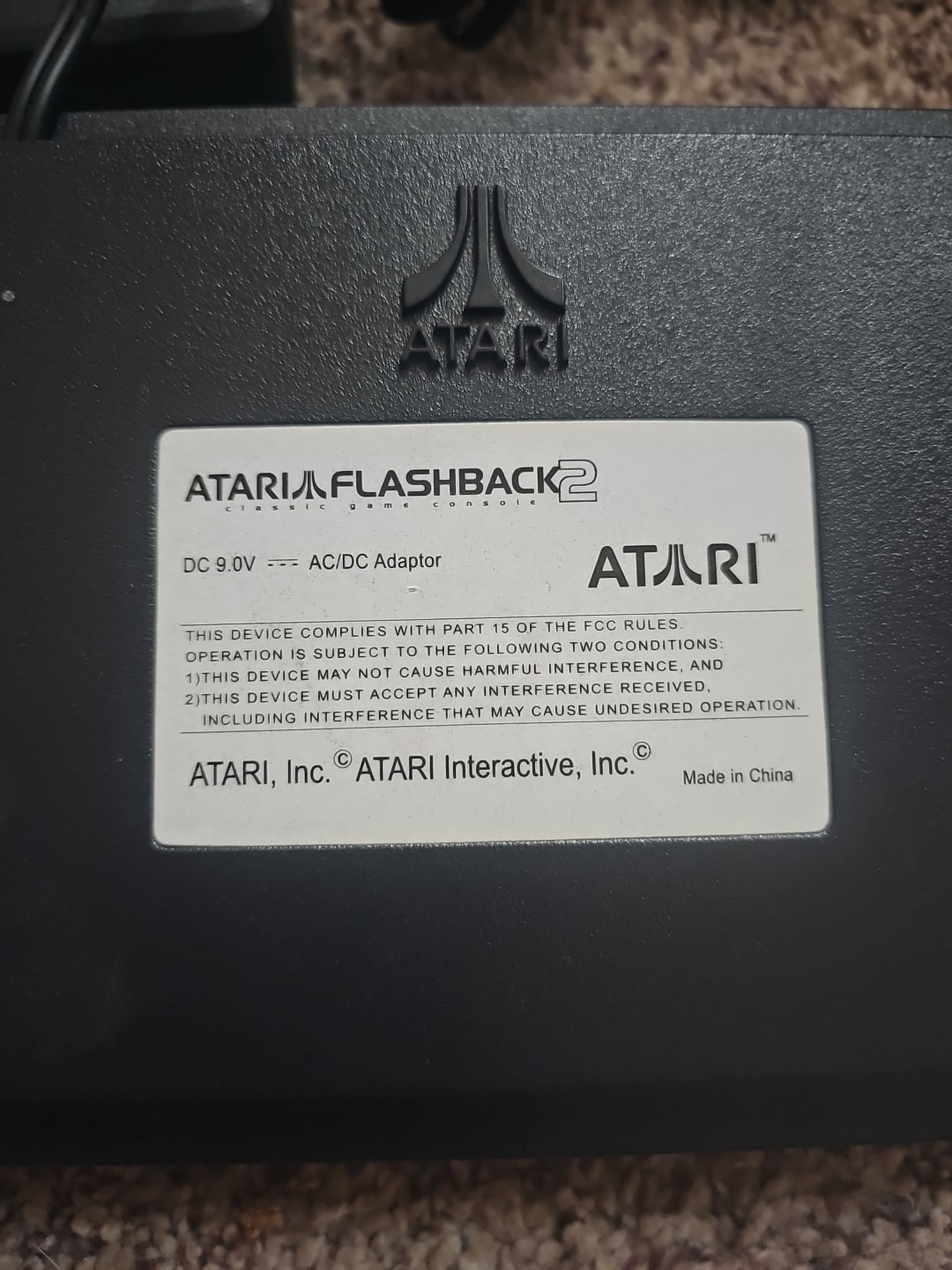 Atari Flashback 2 Launch Edition Black Plug&Play TV Game (PAL)
