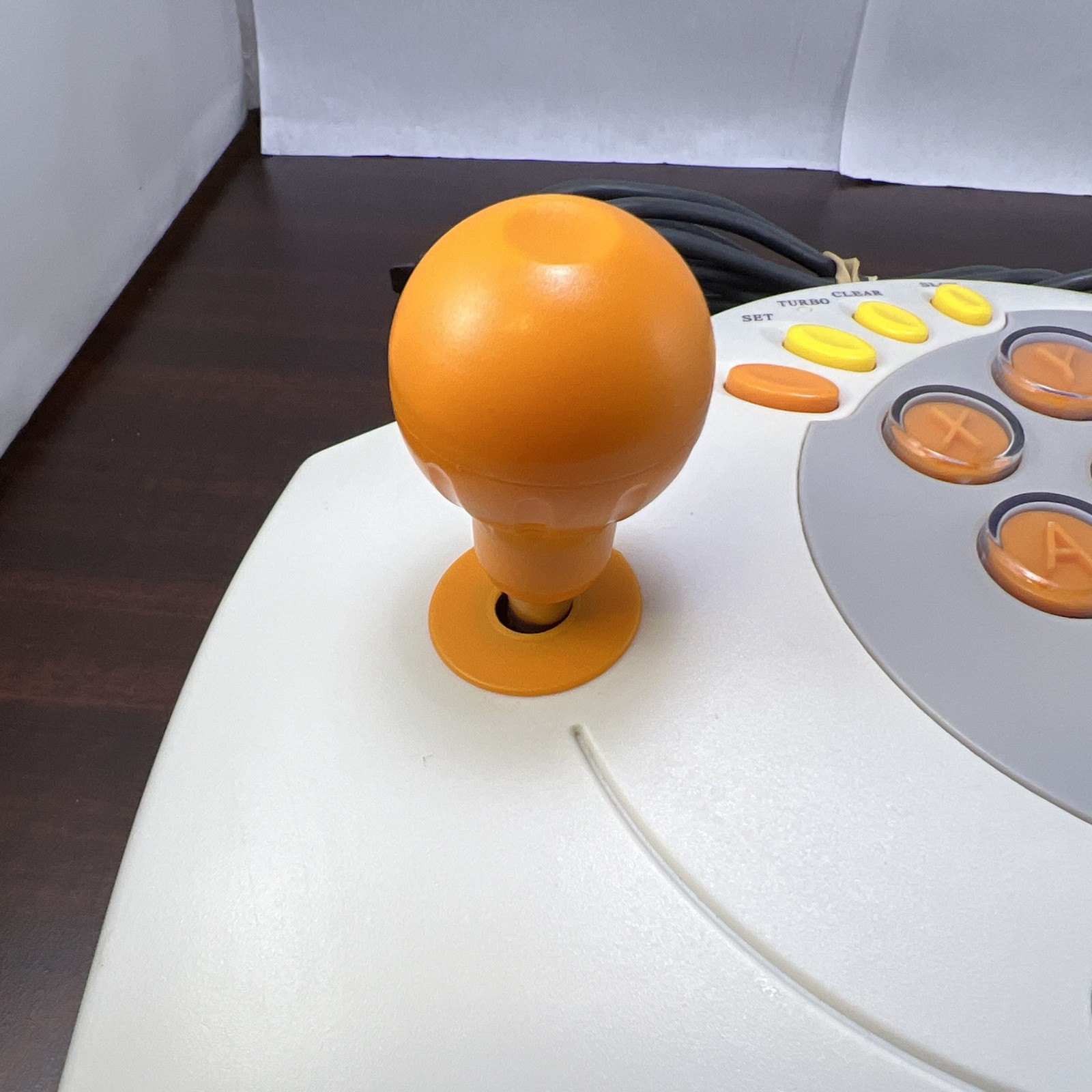 Topmax Enforcer Arcade Fightstick Controller Sega Dreamcast White Working #ML