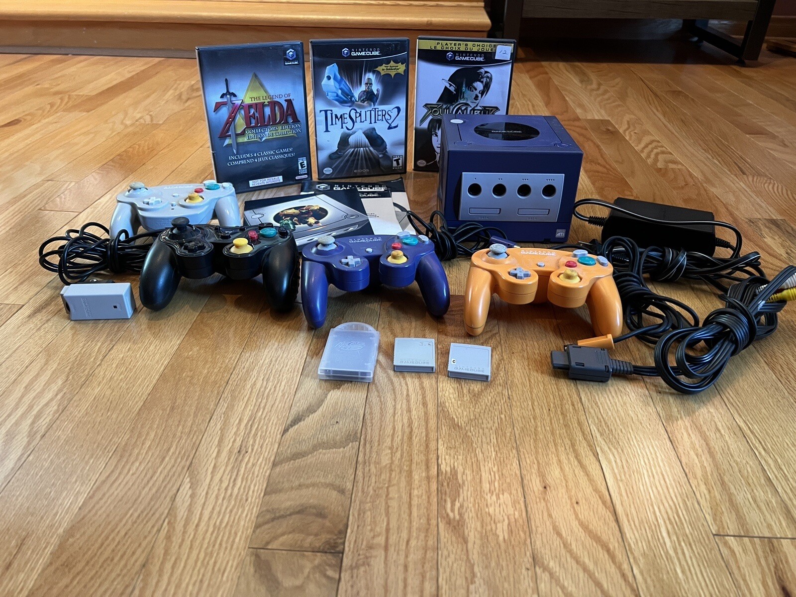 Nintendo Game Cube Console All Inclusive With Games, Luigi ́s Mansion, etc…