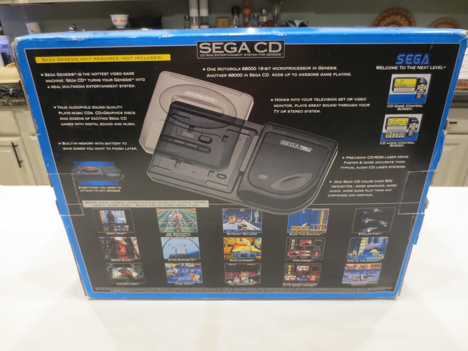 Sega CD Console Version 2 with Original Box