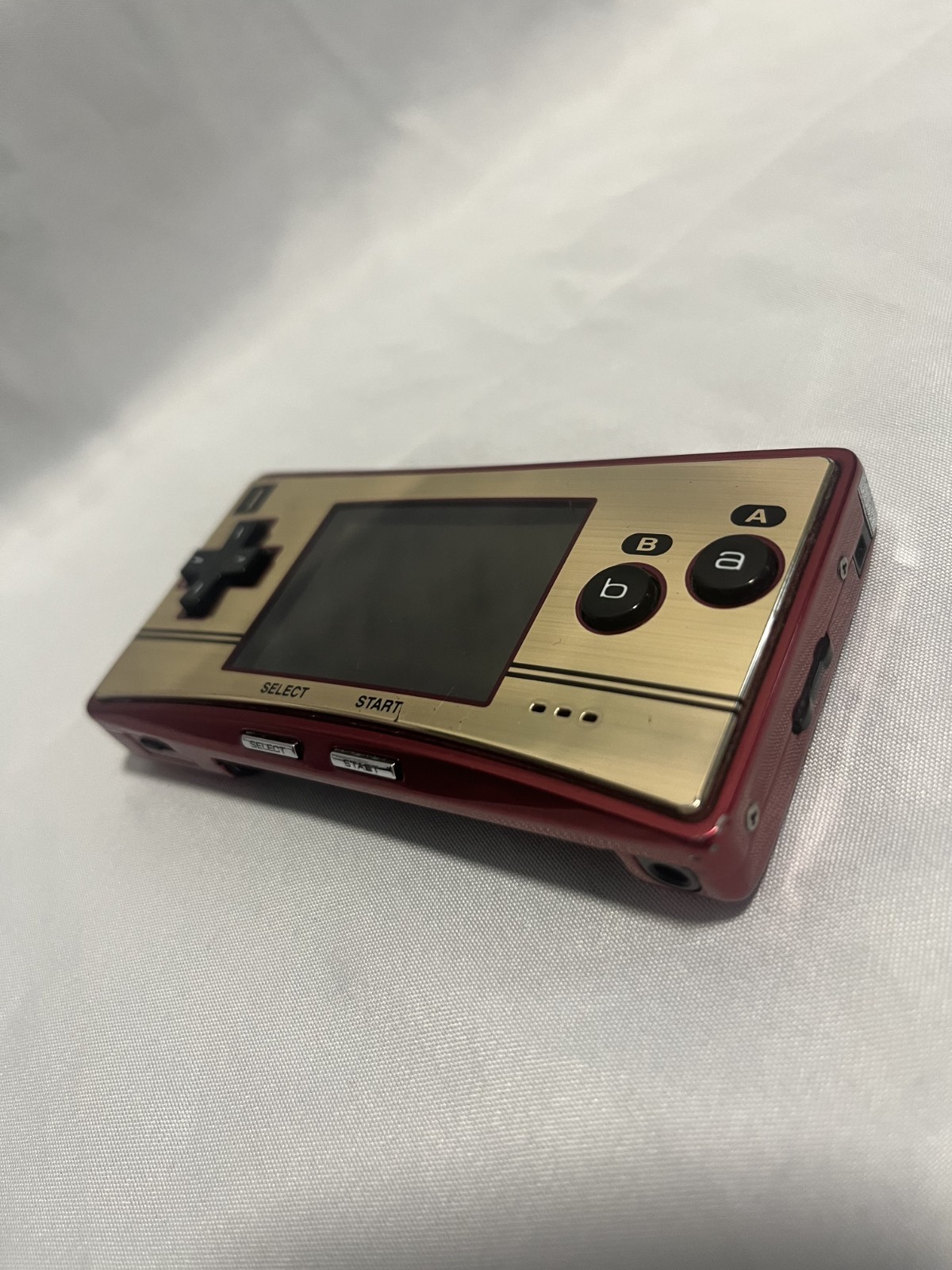 Nintendo Game Boy Micro Famicom Console Red Limited color from Japan rare