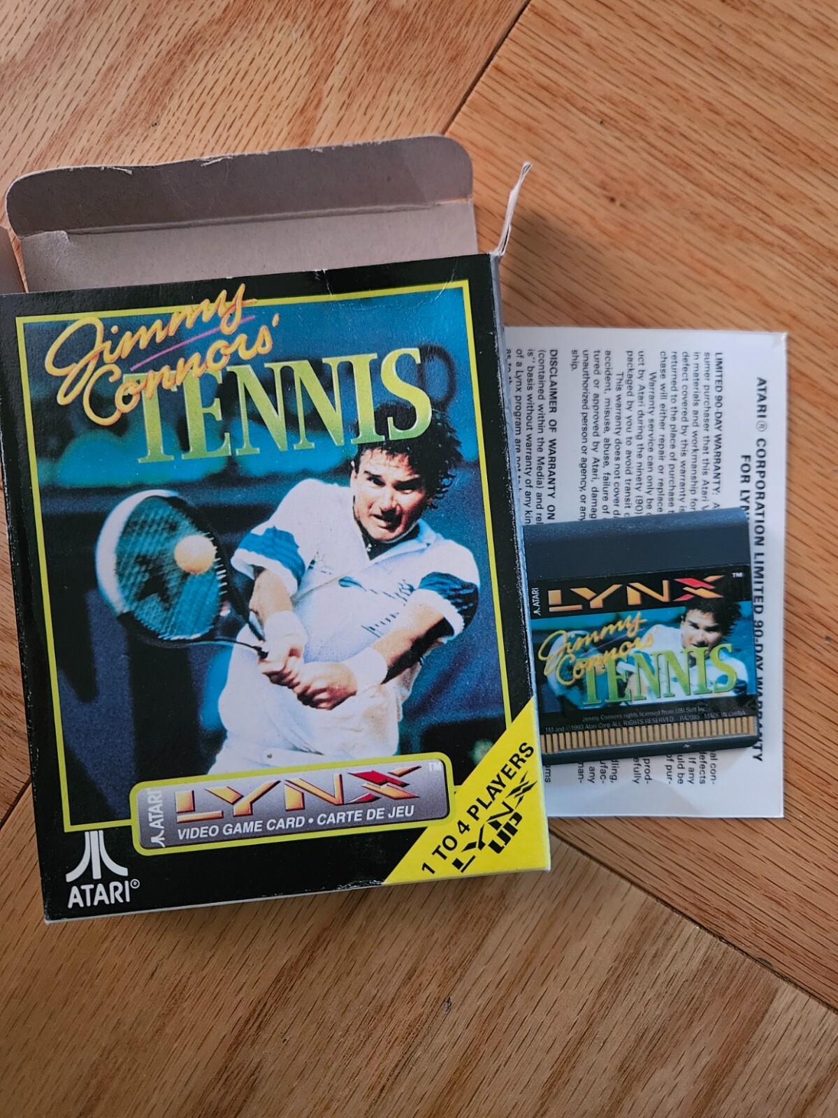 Atari Lynx PAG-0401 Handheld Console System Gray w box VG/NM W. Extras