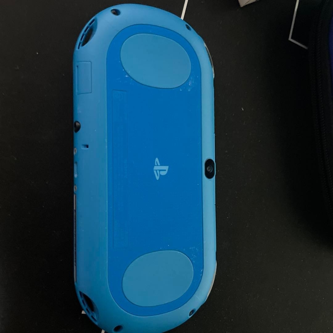Sony PlayStation PS Vita PCH-2000 Slim Aqua Blue Model Great Condition