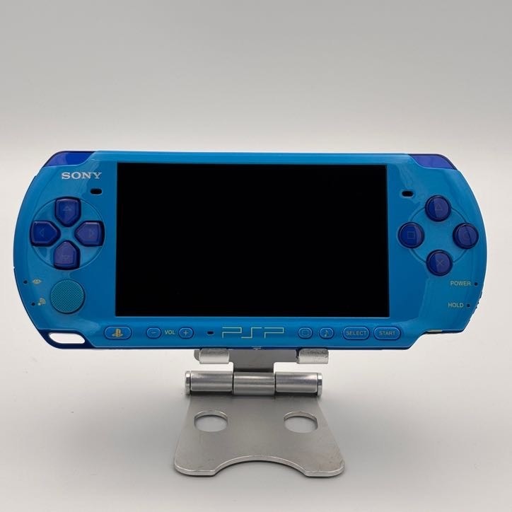 Sony PSP-3000 Aqua Blue Value Pack Console Bright LCD Slim & Lite Boxed Excellen