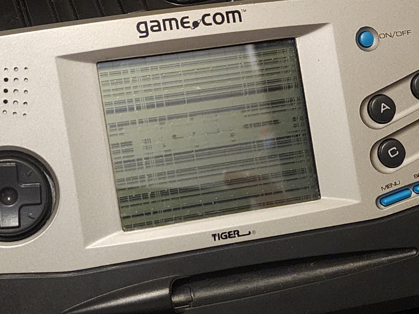 Tiger Game.Com Original Handheld Console w/ 4 Games Centipede, Arcade Classics +