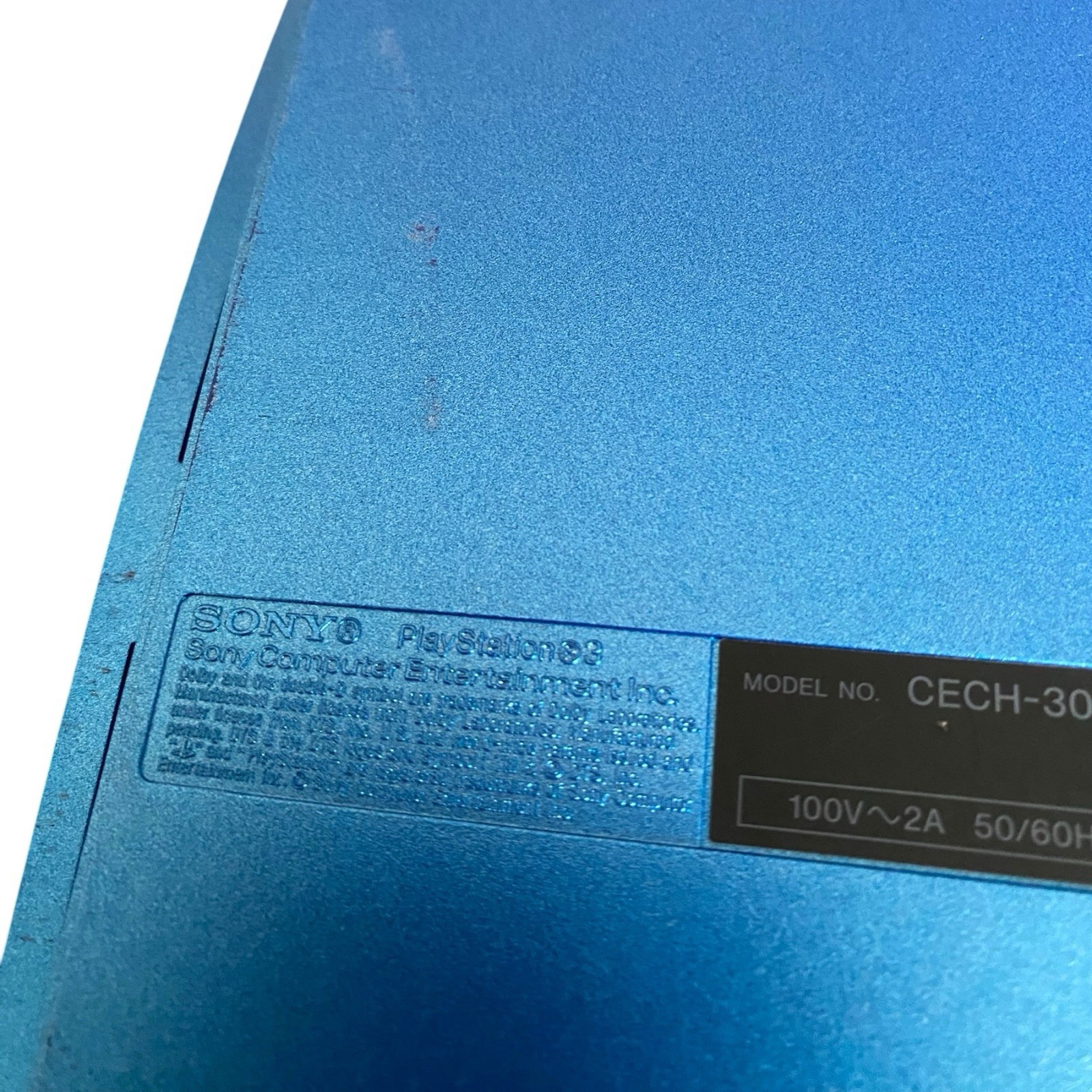 SONY PlayStation 3 PS3 Splash Blue Slim Console CECH-3000B SB 320GB From Japan