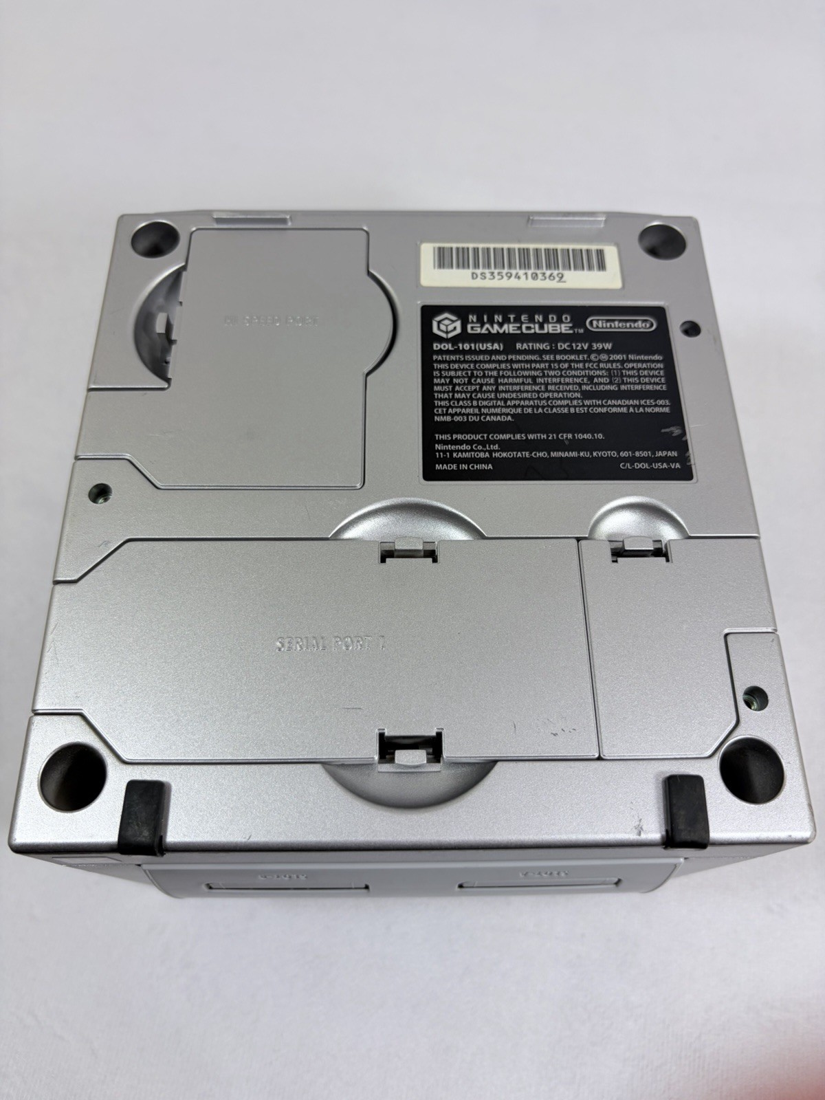 Nintendo GameCube – Platinum Edition DOL-101 With Cables 1 Controller Tested