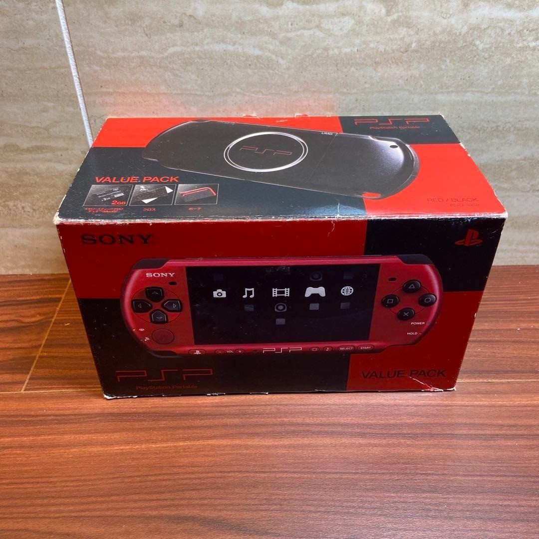 PSP 3000 Value Pack Red/Black 3693 From Japan