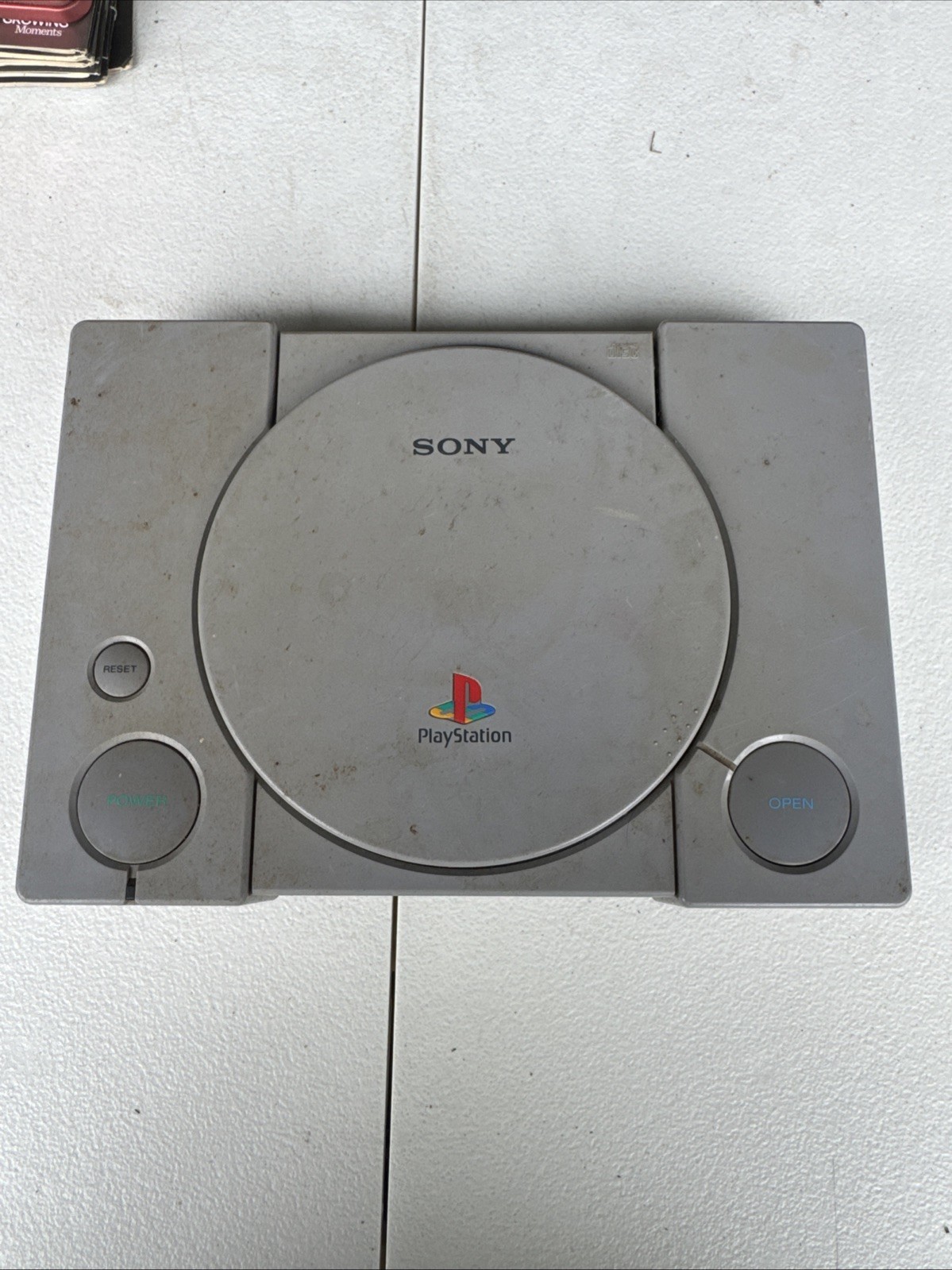 Sony PlayStation Launch Edition Home Console – Gray (SCPH-9001) Untested