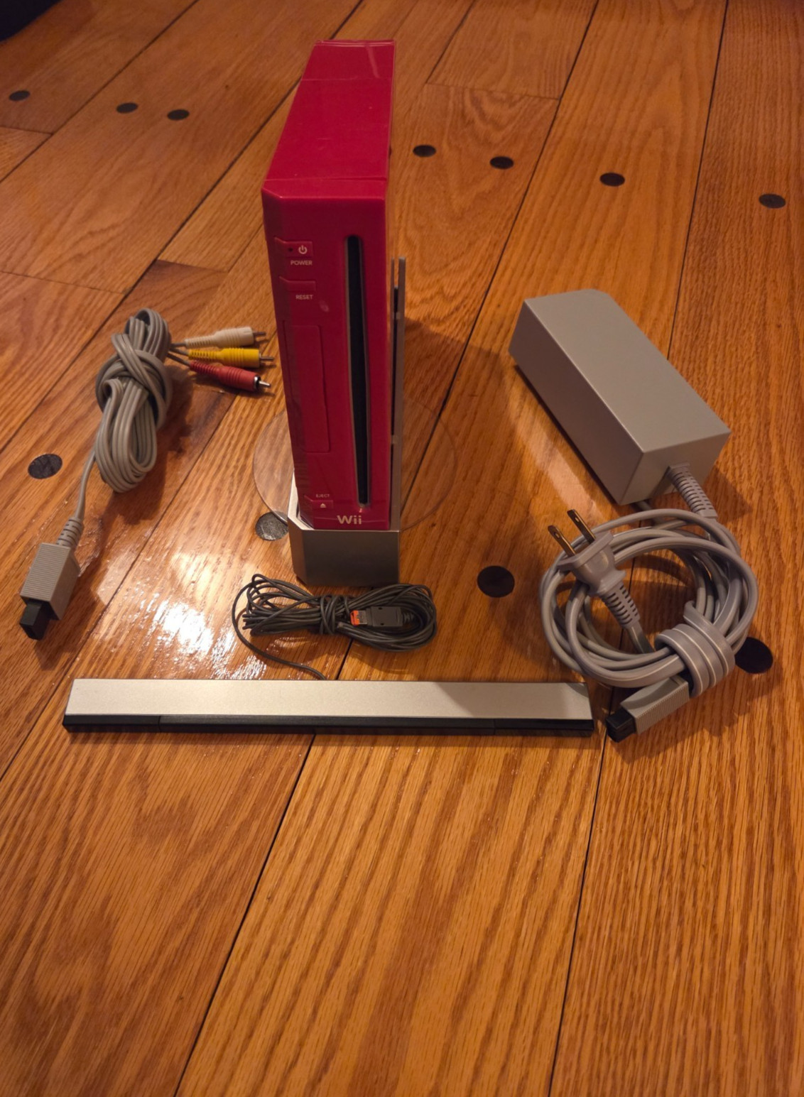 Red Nintendo Wii Console 25th Anniversary RVL-001 TESTED WORKING Console