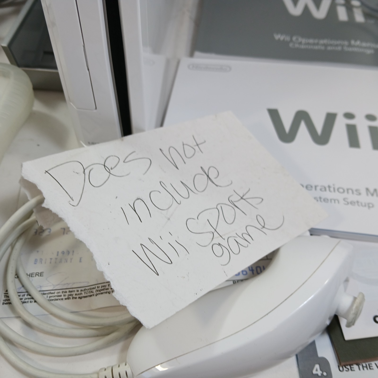 BOXED Nintendo Wii Video Game System Console OEM Controller & Wires – Tested