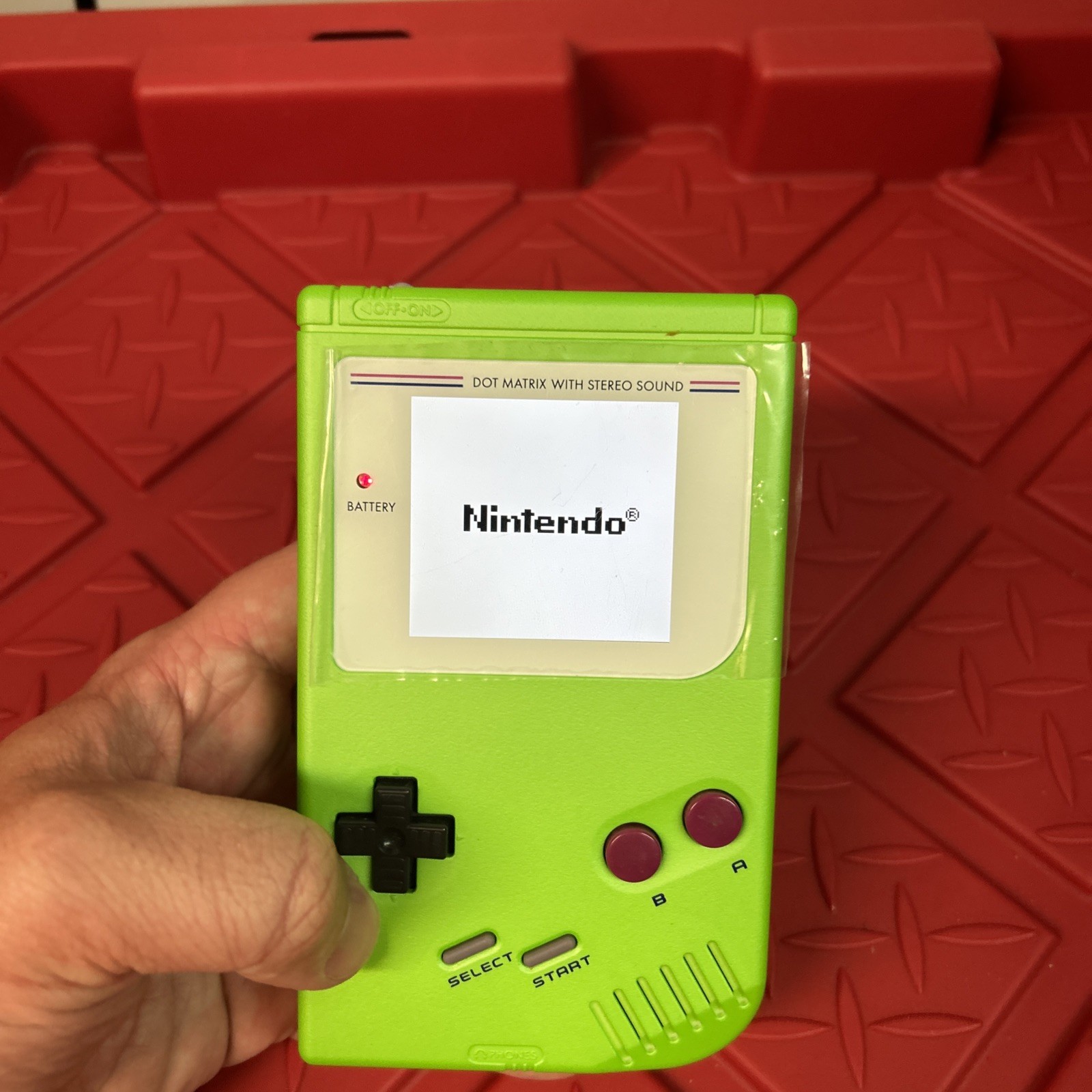 Custom Nintendo Game Boy DMG-01 – V5 IPS Backlit Screen – Cleaned & Serviced