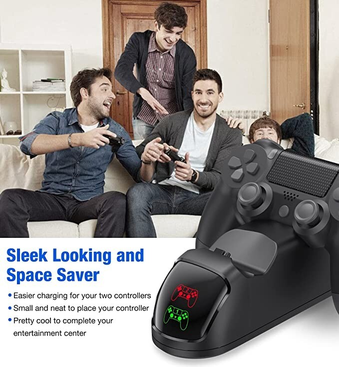 PS4 Controller Charger Charging Station USB Playstation4 /PS4/PS4 Slim/PS4 Pro
