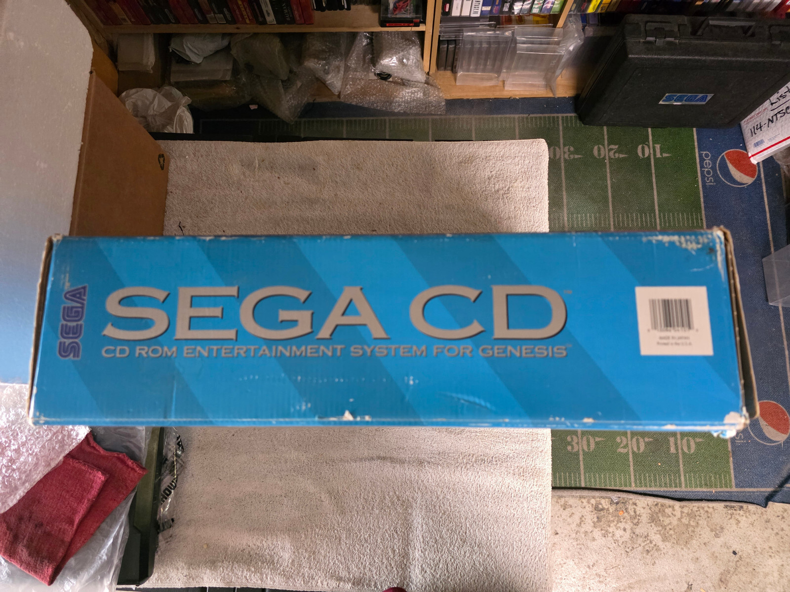 Sega CD Model 2 Console w/Genesis 2 Console w/Sewar Shark-CIB PLUS! VGC! TESTED!