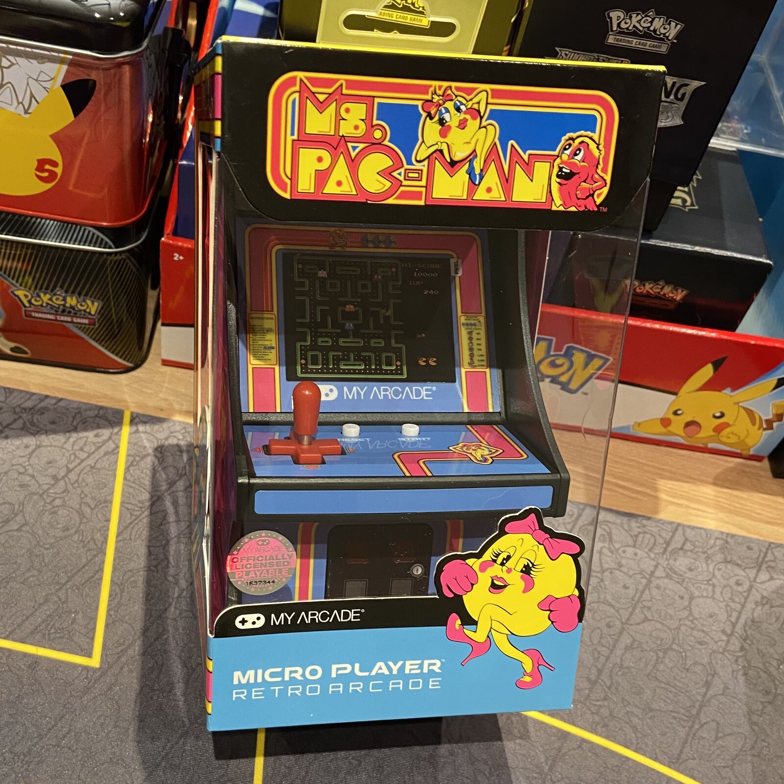 My Arcade Ms Pac-Man Micro Player Retro Arcade Cabinet New Sealed