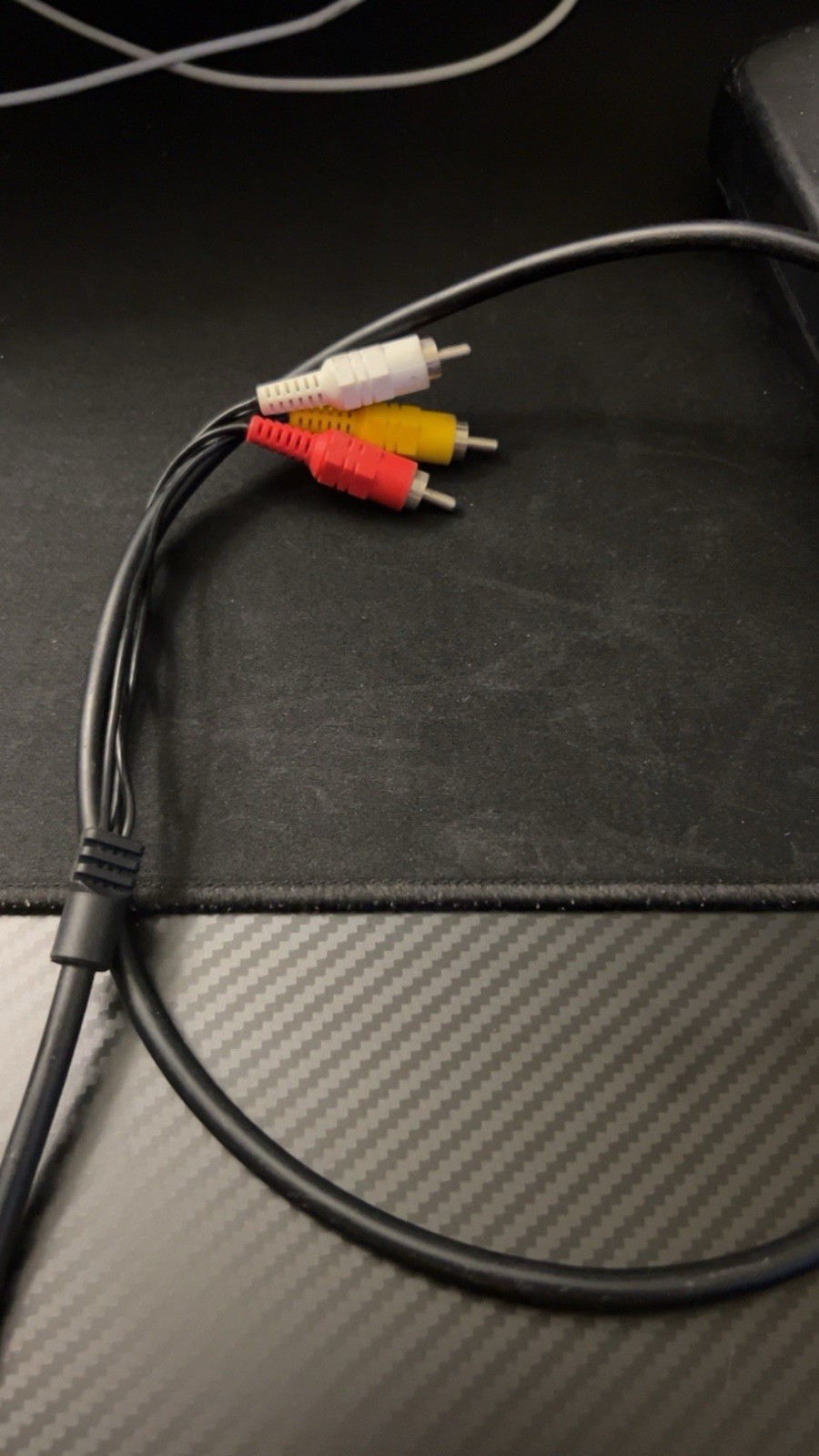 SEGA Genesis 3 Console MK-1469 Black Composite RCA AV Cable Read Description ￼
