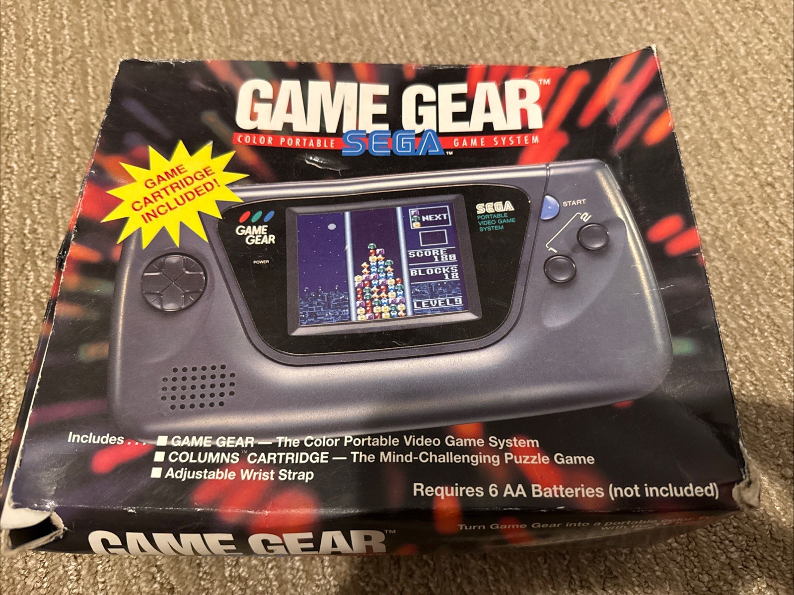 Rare Sega Game Gear Box Only. No Console