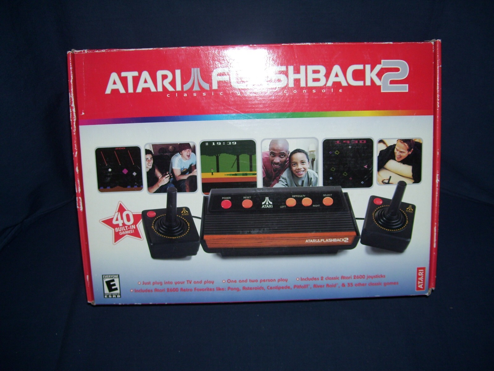 Atari Flashback 2 Game System Open Box 2005 40 Built In Games
