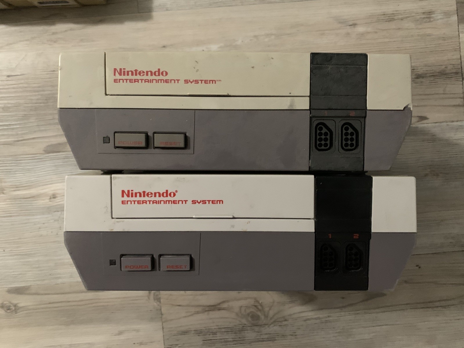 X2 Nintendo Entertainment System – NES Console Lot – For Parts/Repair