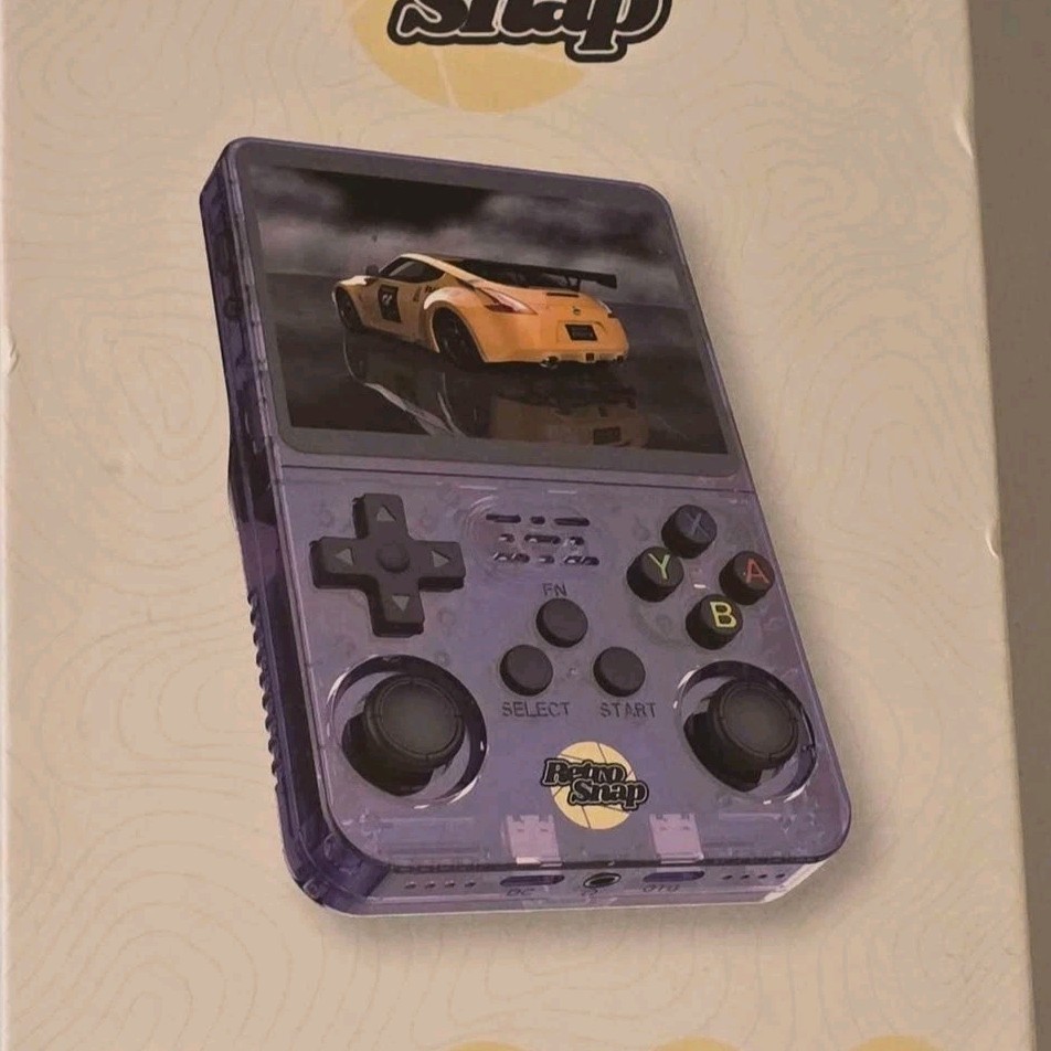Retro Snap Play Retro Console 128GB Handheld Game System, Purple