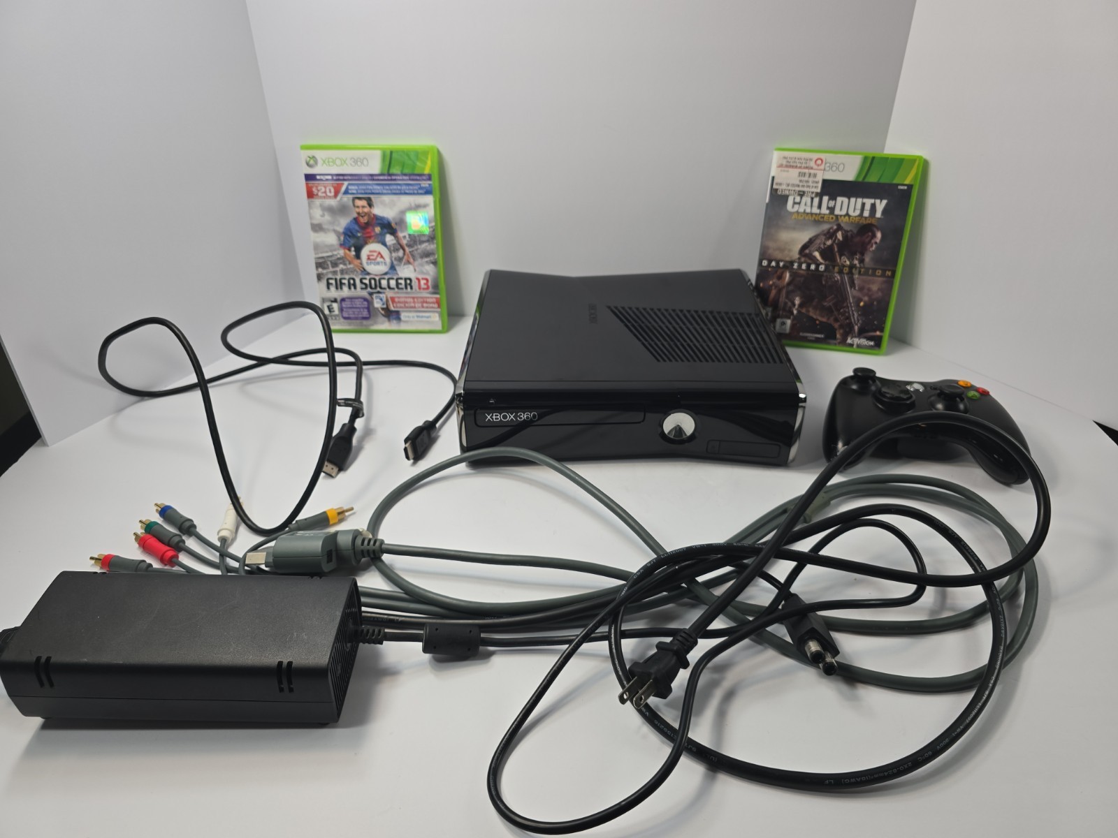 Xbox 360 Slim Great Condition Tested Console Plus Accessories