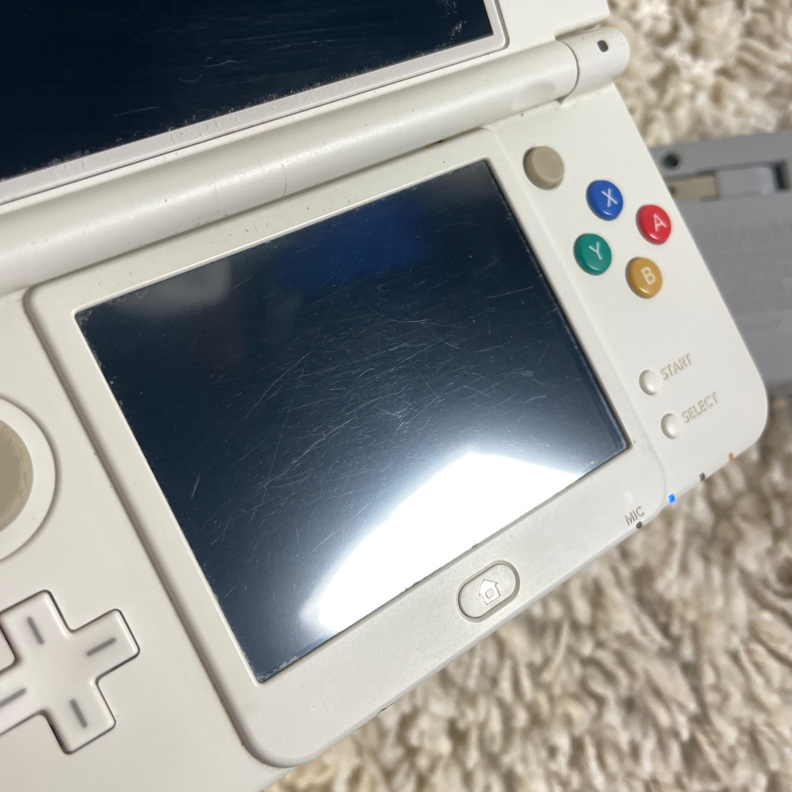 Nintendo “New” 3DS White Console System KTR-001 Tested