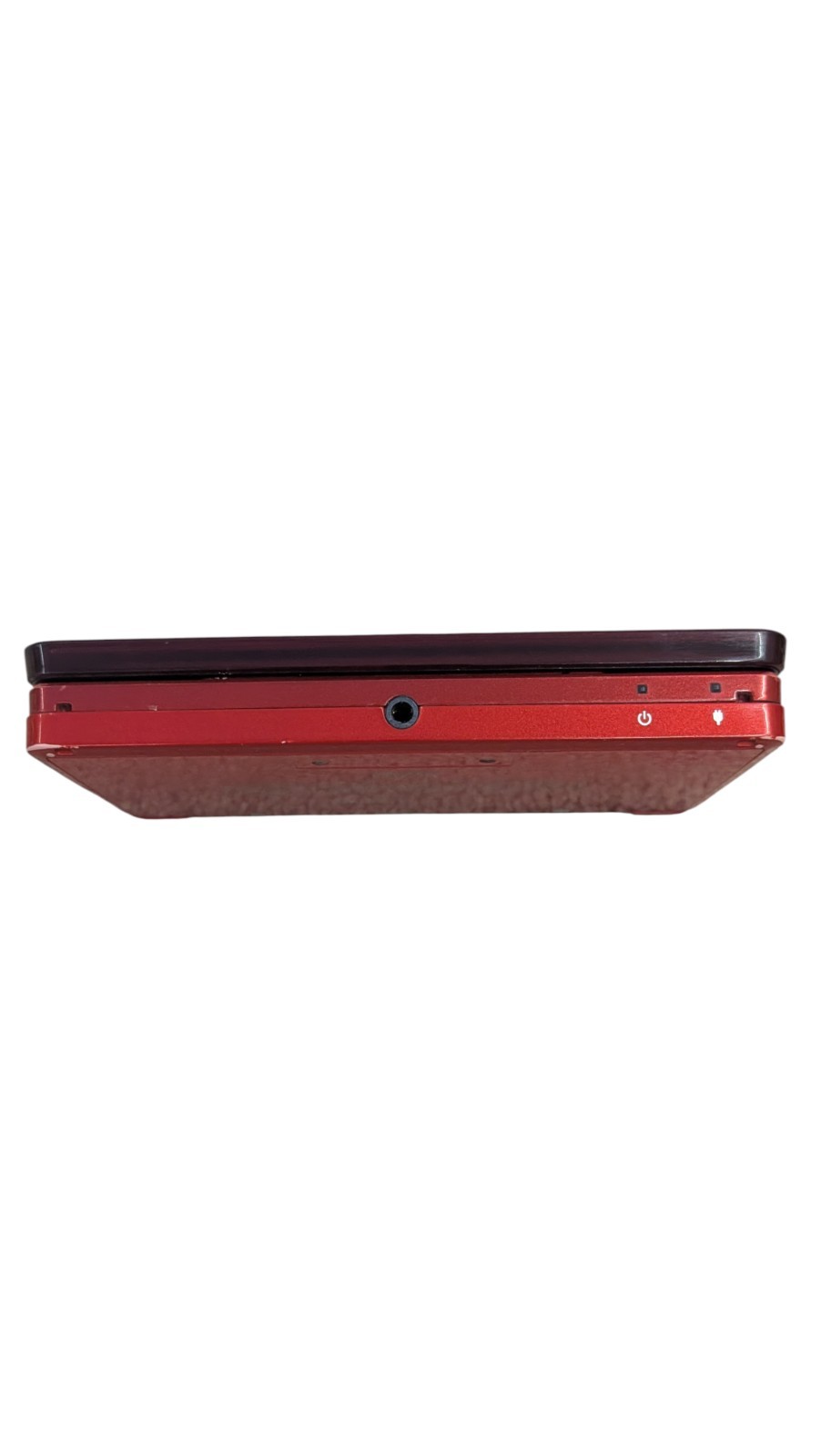 Nintendo 3DS Handheld System – Flame Red + Charger, Carry Case, 5 Games