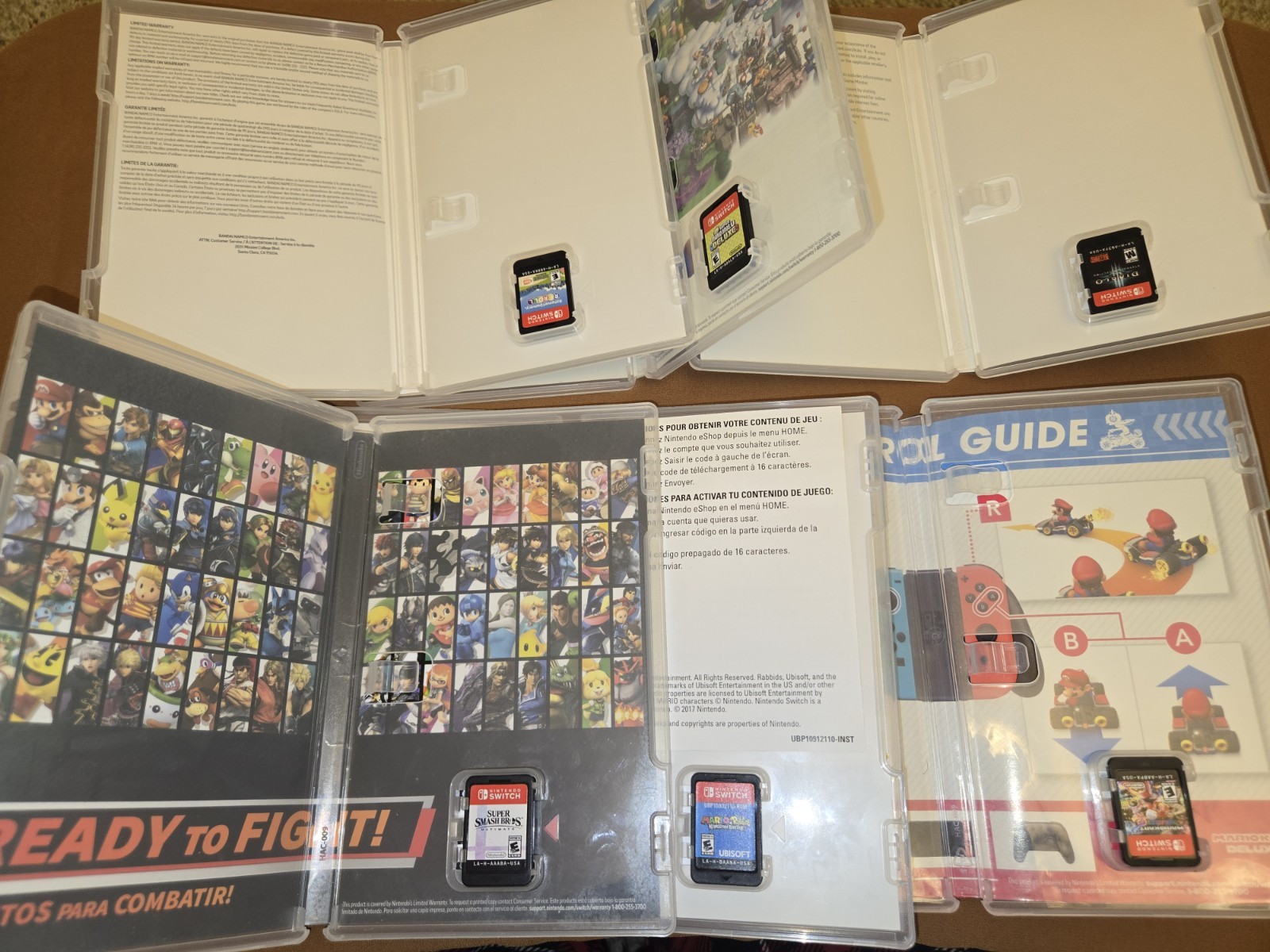 🎮 Nintendo Switch OLED 64GB Bundle – 6 Games + Extra Joy-Cons + 256GB microSD