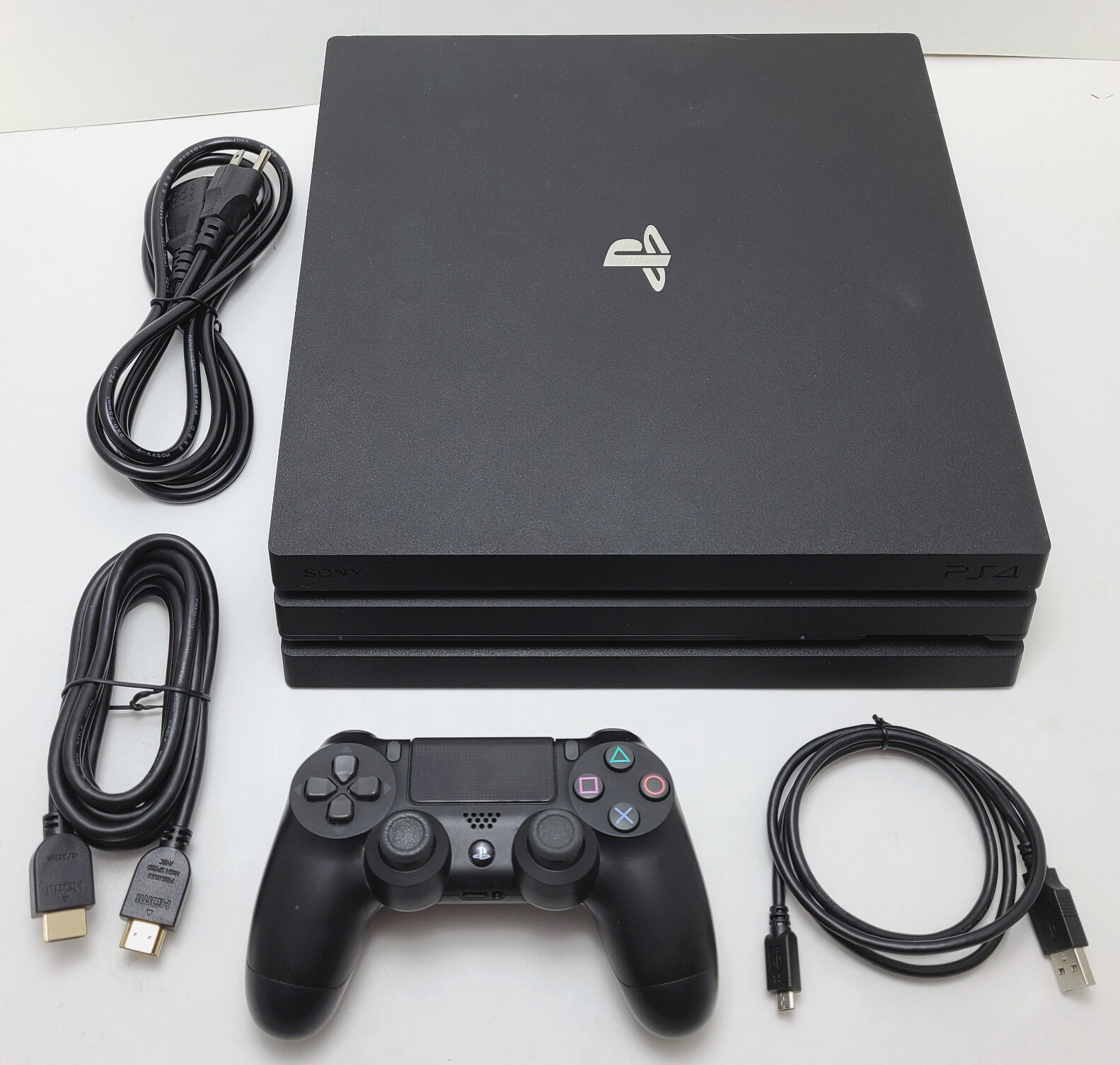Sony PlayStation 4 Pro 1TB 4K Console PS4 Console System Bundle w/DualShock-4