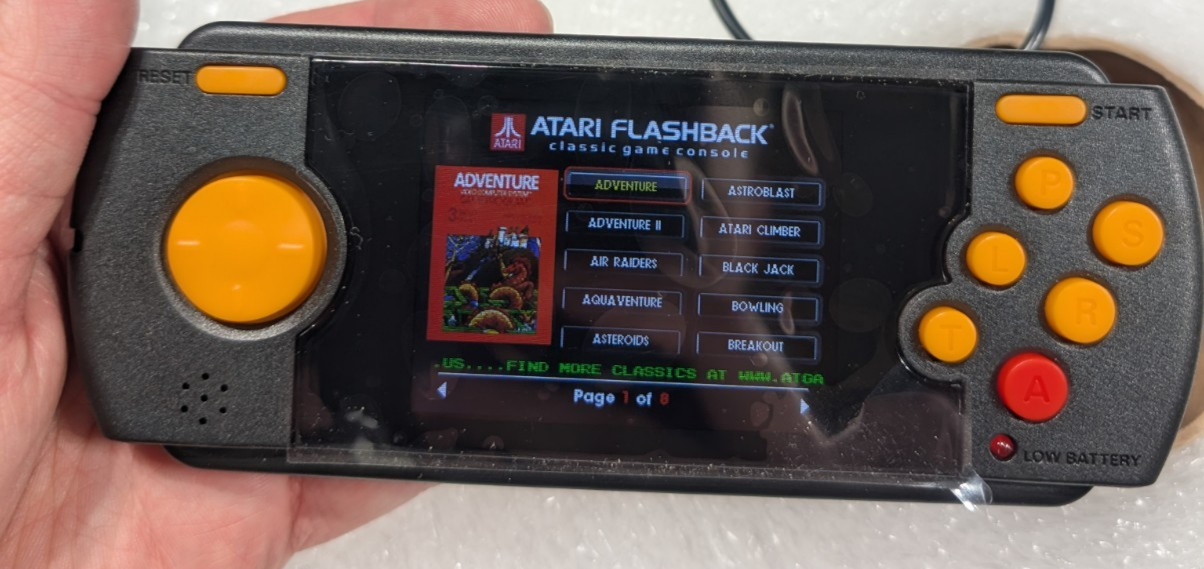 Atari Flashback Portable Black Handheld Console 70 Built in Games – Tested