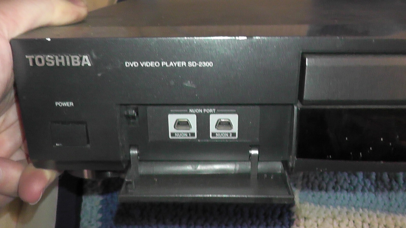 UNTESTED NUON TOSHIBA SD-2300 DVD PLAYER GAME SYSTEM CONSOLE SAMSUNG REMOTE GAME