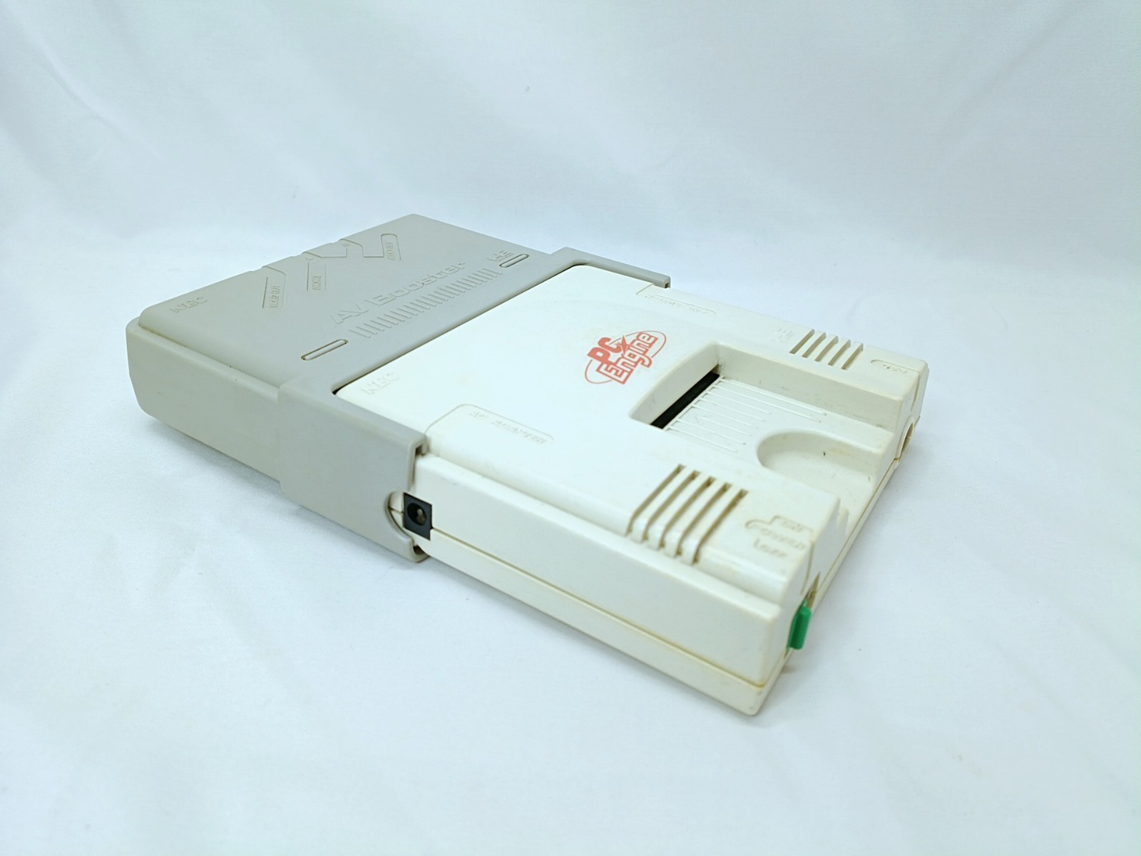 PC Engine console AV Booster +Victory Run Power League 5 set NTSC-J Tested