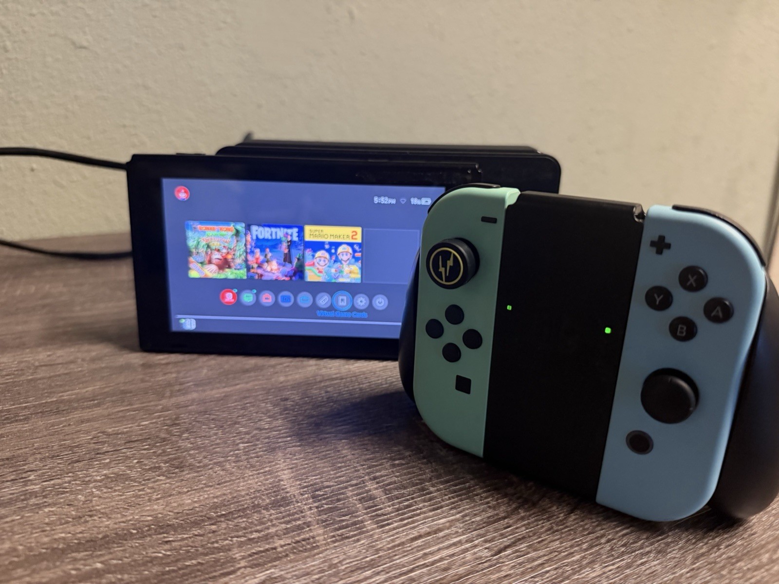 Nintendo Switch HAC-001 Console w/ Dock Blue/Green Joy-Con 32GB Wi-Fi