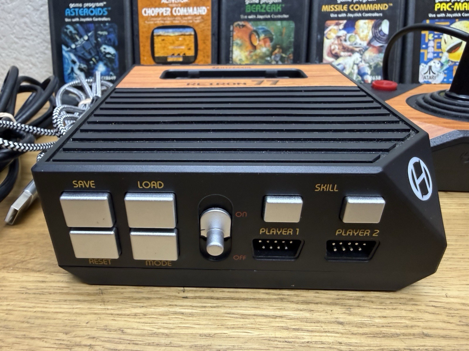 Hyperkin Retron 77 Video Game Console – Atari 2600 Clone Bundle With Games