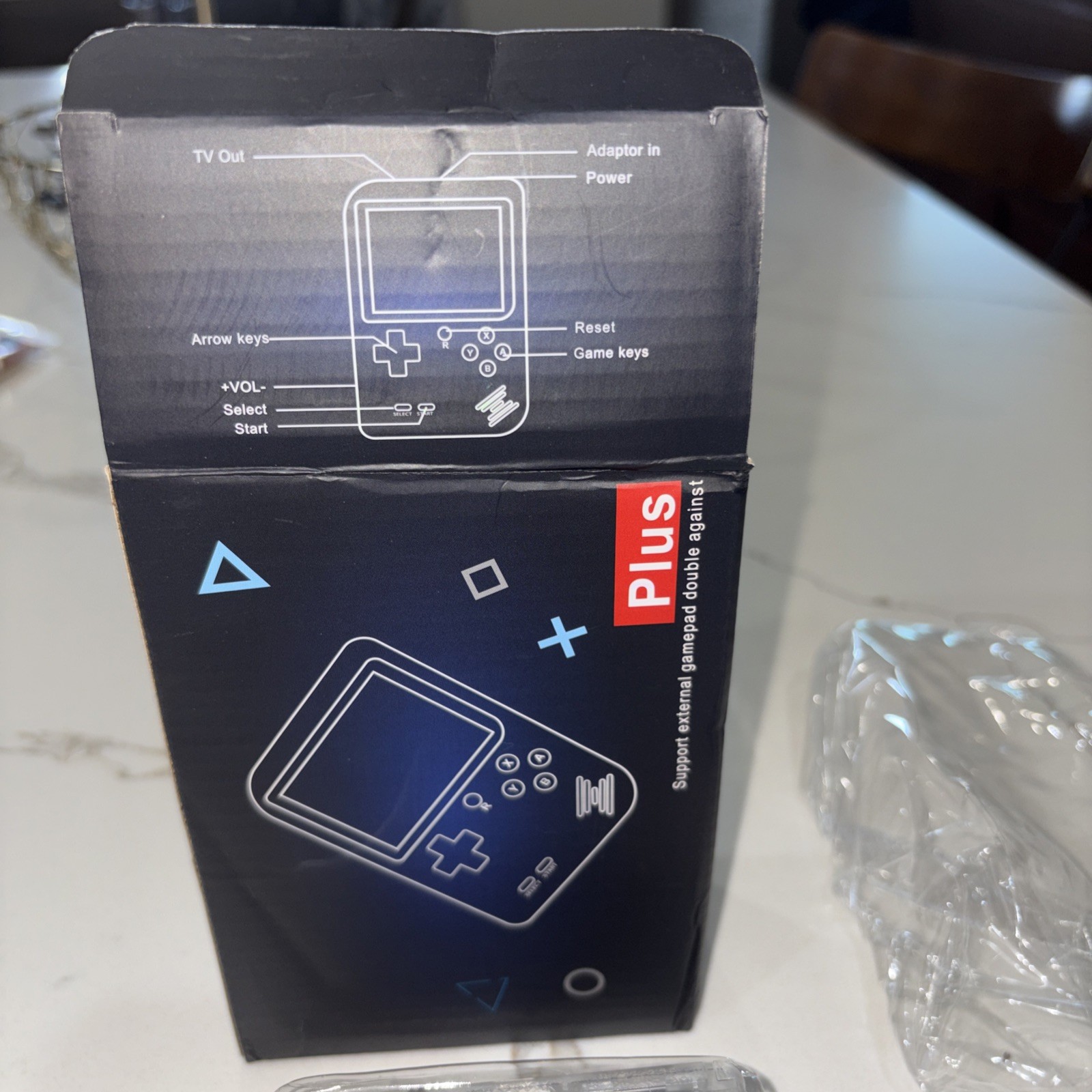 Game Box Plus Handheld Console – Retro Gaming System w/ Preloaded Games