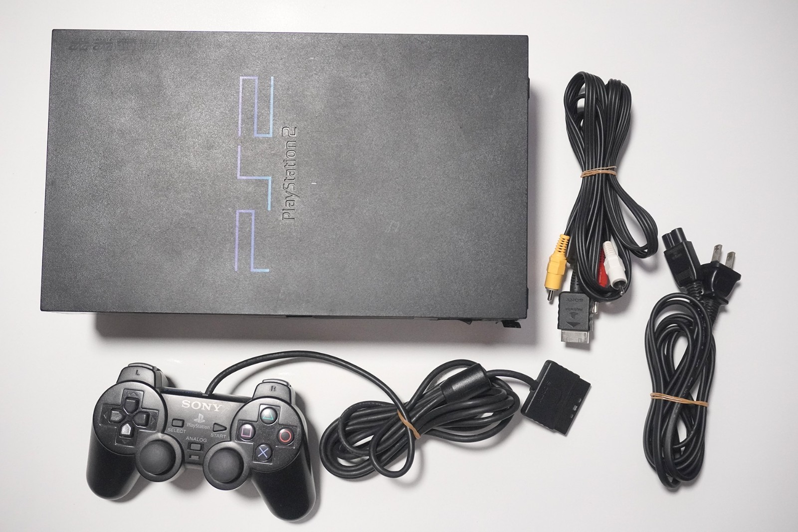 PlayStation 2 console black SCPH-30000 Japan PS2 System US Seller Please Read