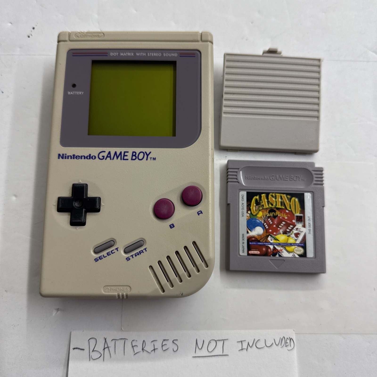 GB – Nintendo Game Boy Console Dmg-01 Grey Original Tested 2962