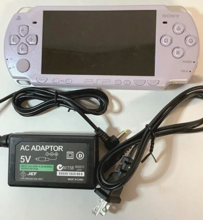 Sony PSP 2000 LAVENDER Purple Handheld JP Region Free Playstation Console Gaming