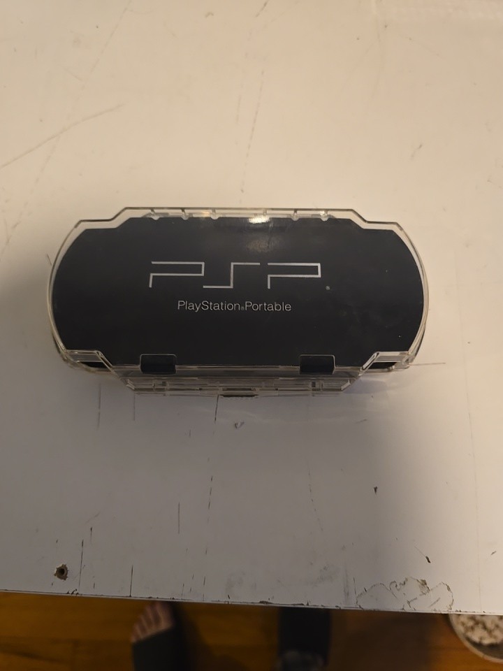 Sony PSP 2001 Black Needs Battery And Cover Game Case 1 Game No Power Cable