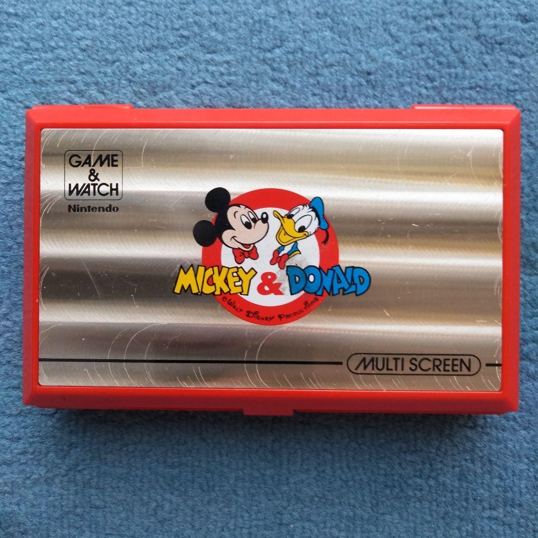 Nintendo Game and Watch DM 53 Mickey and Donald Multi Screen Console Japan