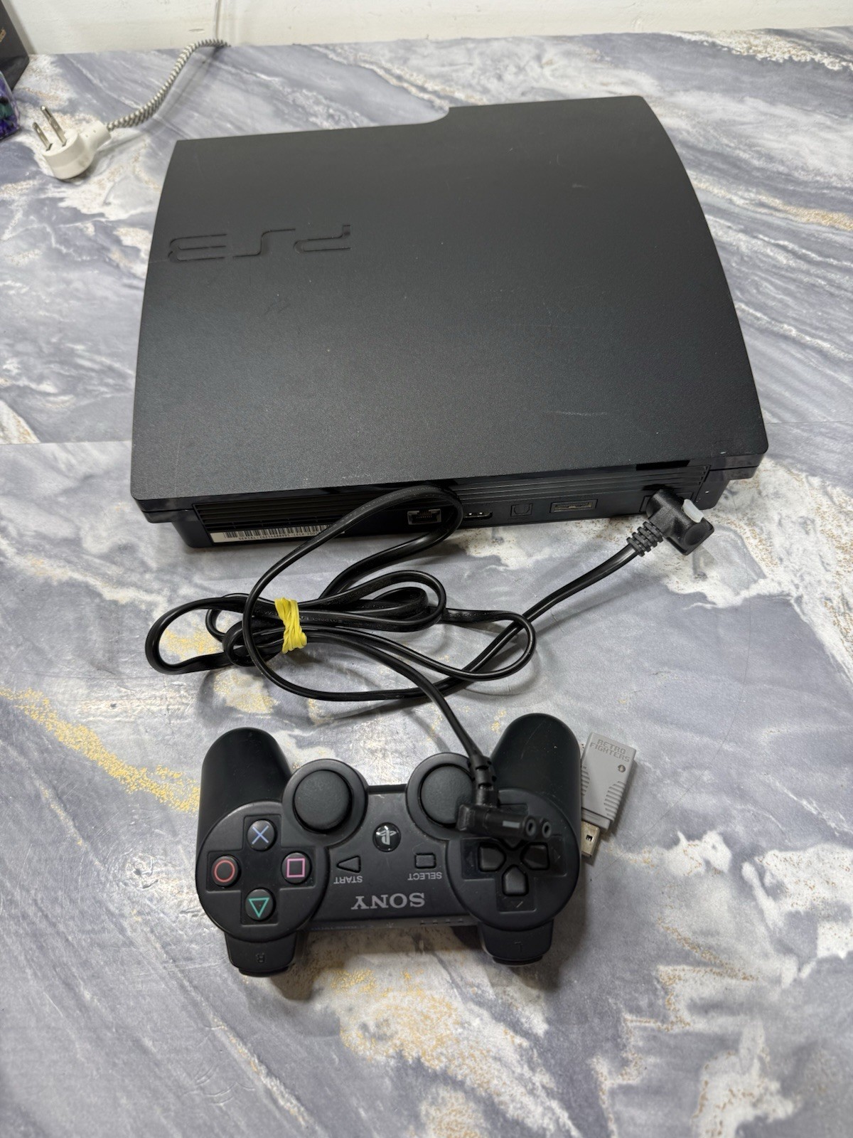 Sony PlayStation 3 Slim Console – Black; CECH-2001A