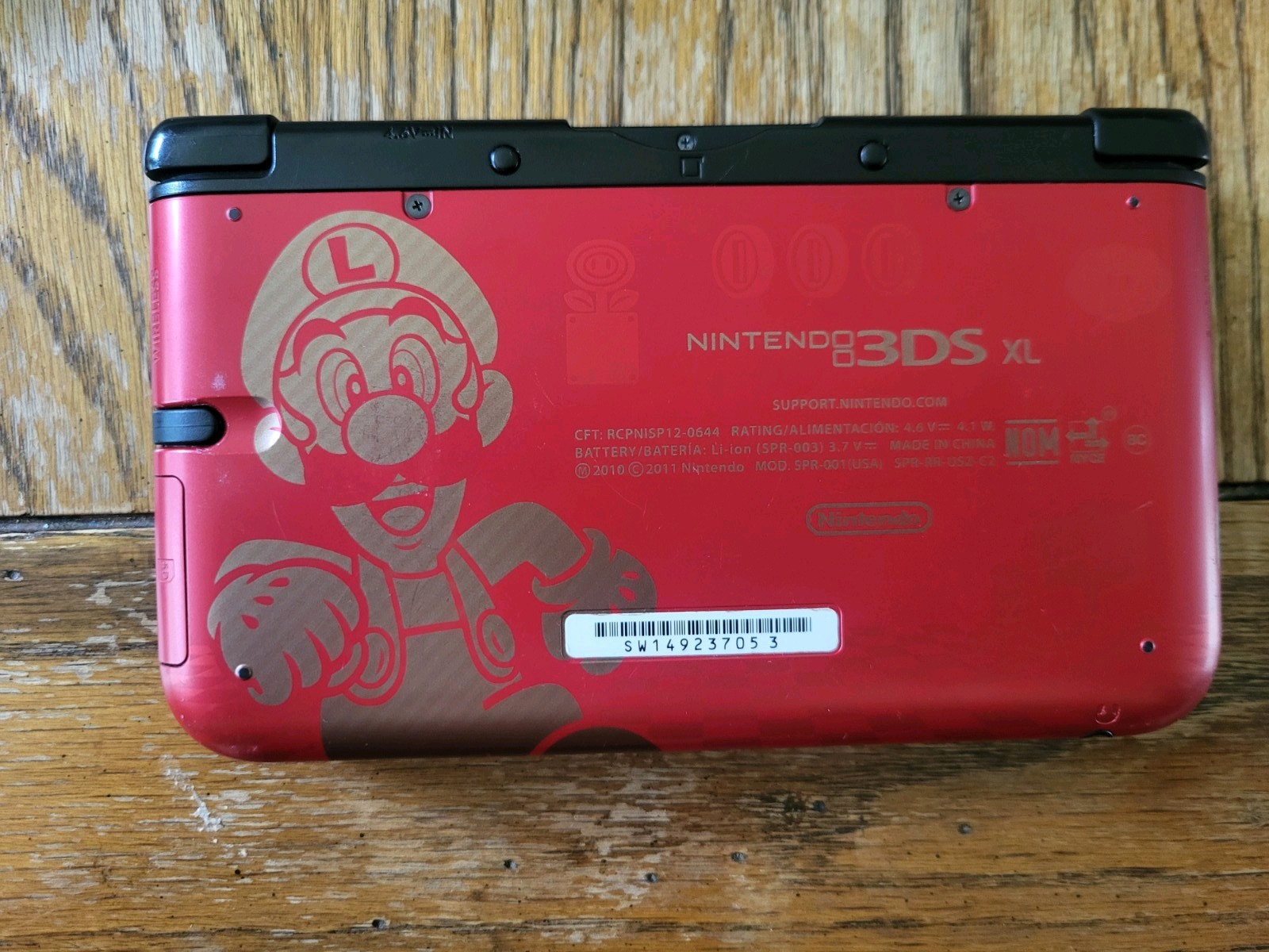 Nintendo 3DS XL Mario Edition Red/Black Handheld Console NTSC-U/C (US/CA)
