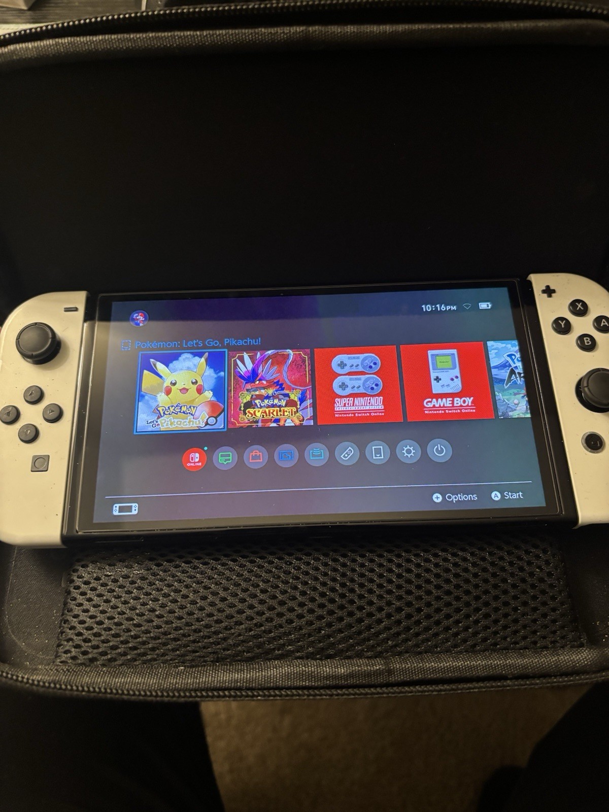 Nintendo Switch OLED Model White Console Wi-Fi Capability USB-C Handheld System