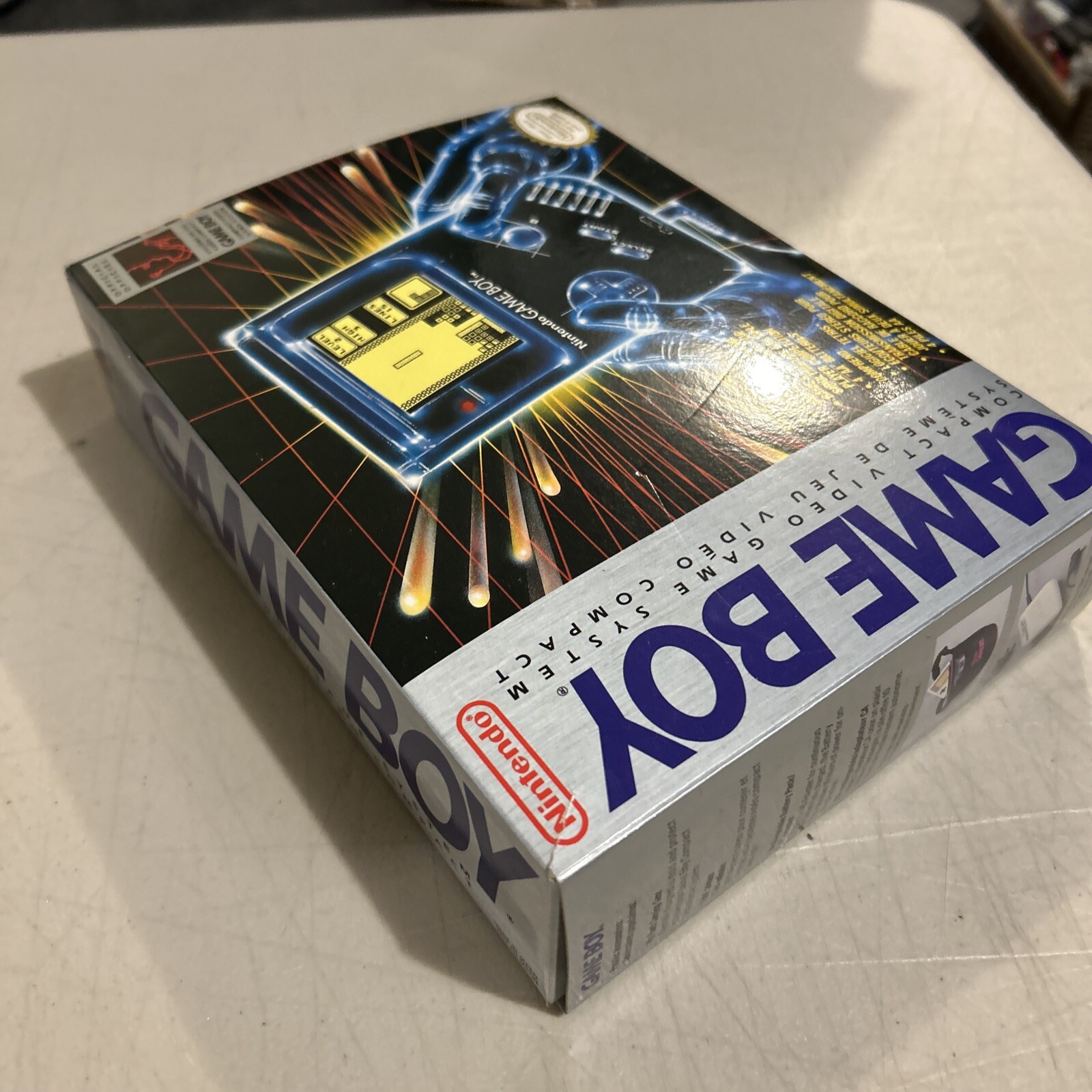 Original Game Boy Compact Video Game System Boxed W/ Manuals, Cables Tetris Nice